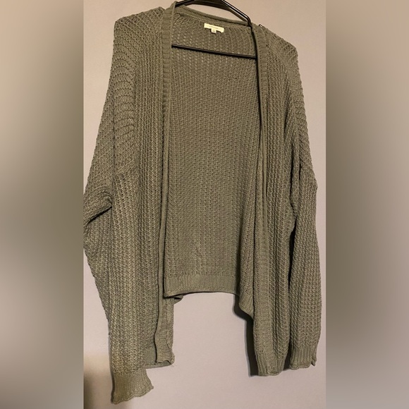 Maurices Tops - Maurices Darker Sage Green Knit Cardigan FINAL PRICE